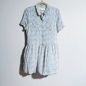 Leah Reena Goren - Blue Dot Drop Waist Dress